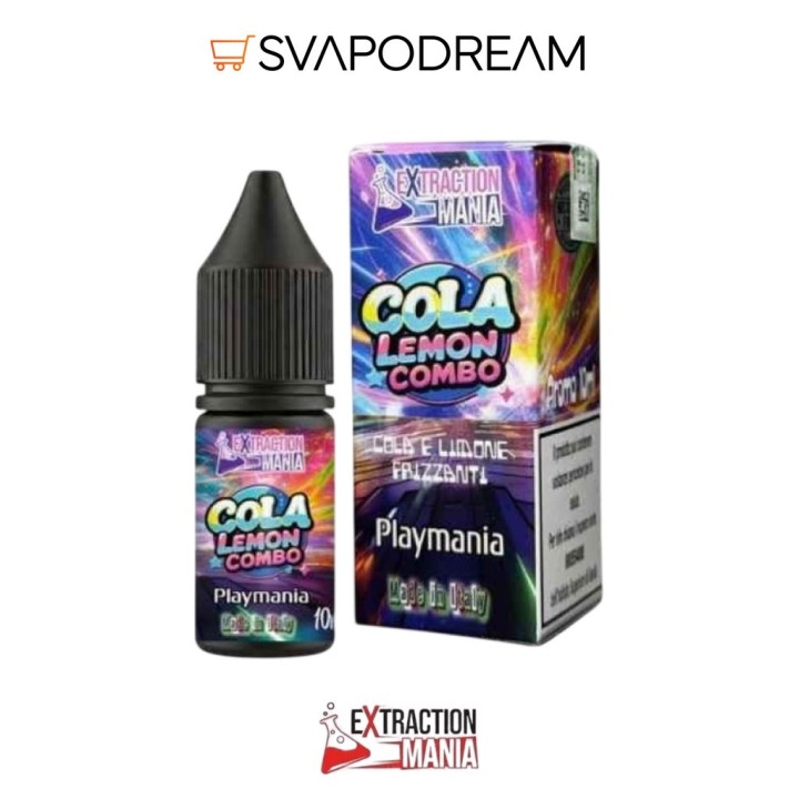 EXTRACTION MANIA - Aroma Concentrato 10ml Playmania COLA LEMON COMBO