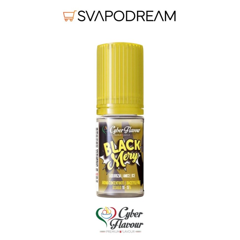 CYBER FLAVOUR - Aroma Concentrato 10ml BLACK MERY
