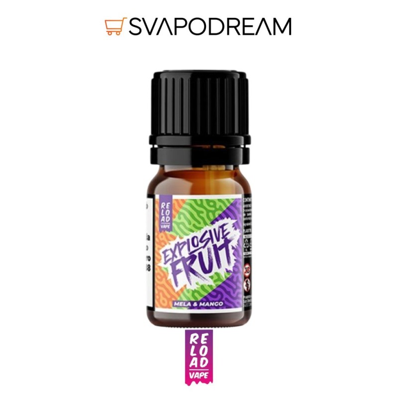 RELOAD VAPE - Aroma Concentrato 10ml Explosive Fruit MELA & MANGO