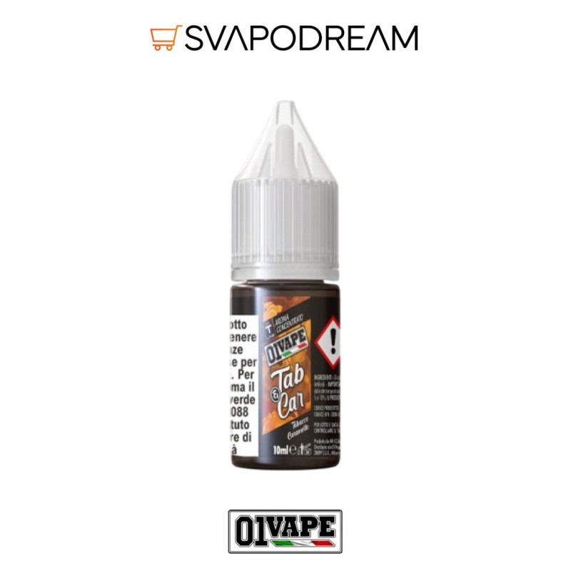 01 VAPE - Aroma Concentrato 10ml TAB & CAR