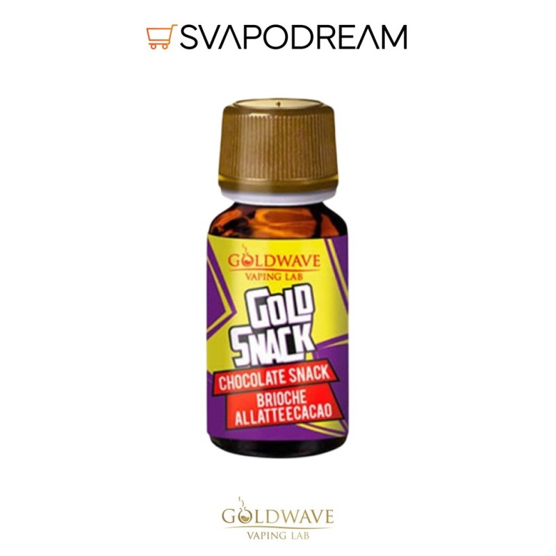 GOLDWAVE - Aroma Concentrato 10ml Gold Snack CHOCOLATE SNACK