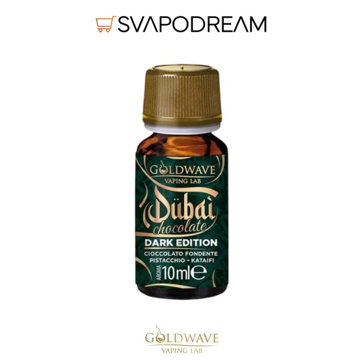 GOLDWAVE - Aroma Concentrato 10ml Dubai Chocolate DARK EDITION