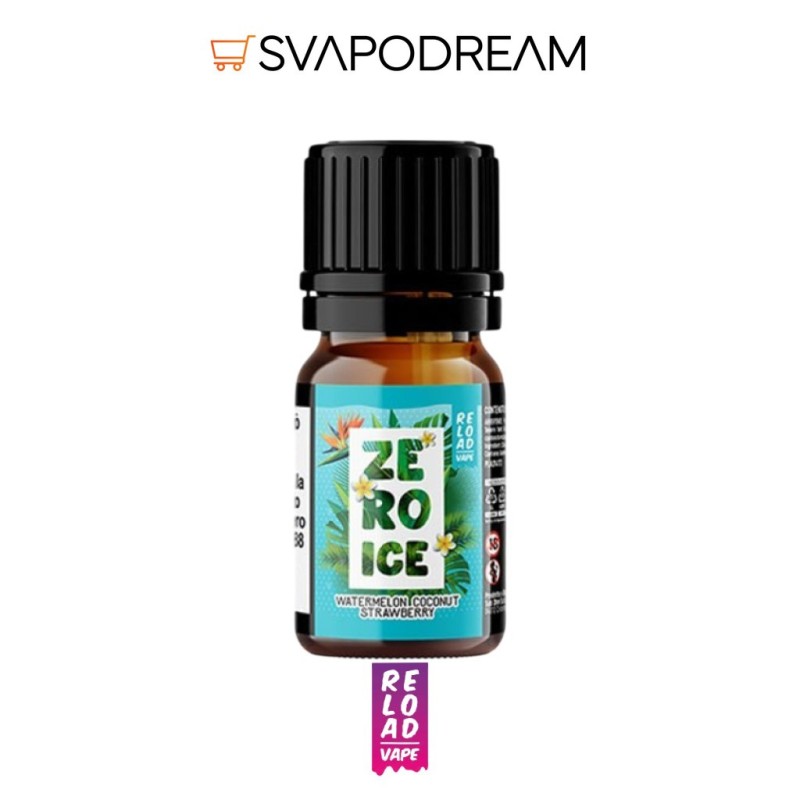 RELOAD VAPE - Aroma 10ml Zero Ice WATERMELON COCONUT STRAWBERRY