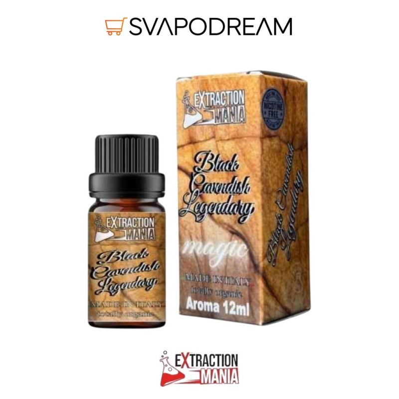 EXTRACTION MANIA LEGENDARY - Aroma Concentrato 12ml BLACK CAVENDISH