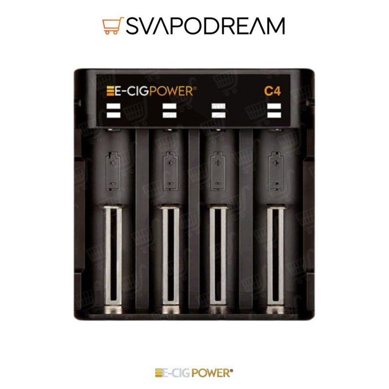 E-CIG POWER - Caricabatterie C4