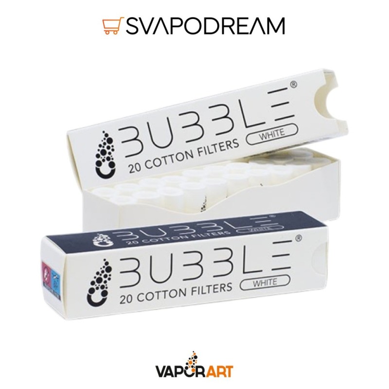 BUBBLE VAPORART Filtri in Cotone 20pz
