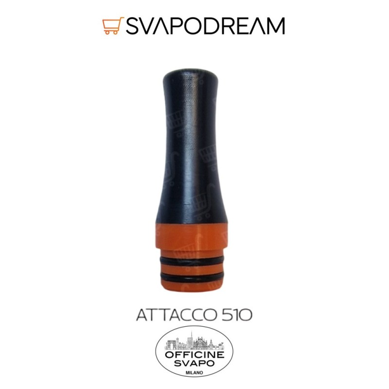 OFFICINE SVAPO X SVAPODREAM - Drip Tip ZEUS Attacco 510