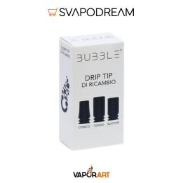 BUBBLE VAPORART Drip Tip di Ricambio 3pz