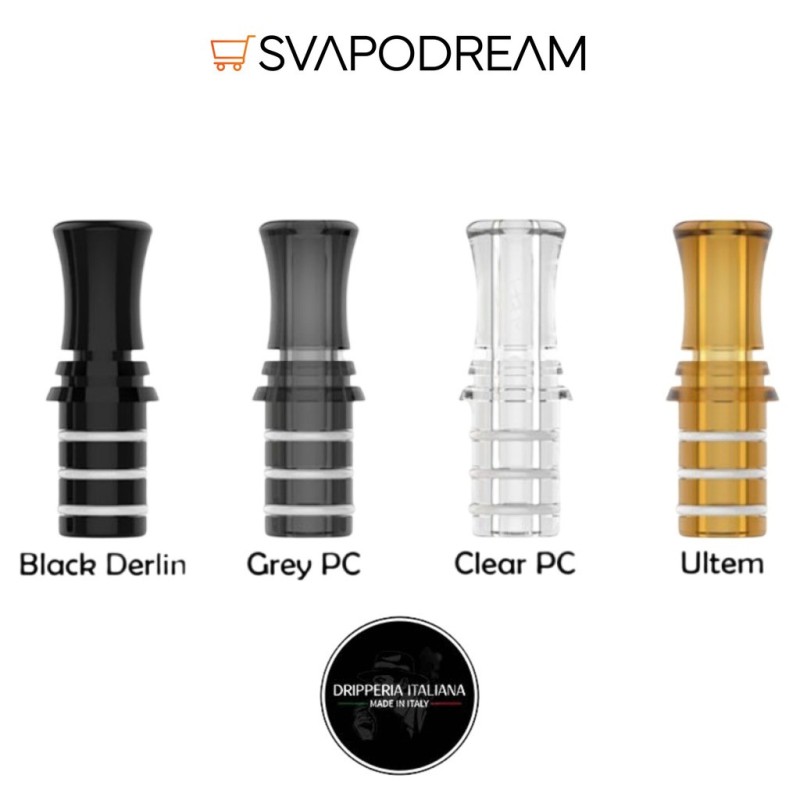 DRIPPERIA ITALIANA - Drip Tip CHESTER per Kiwi/M1/Spark