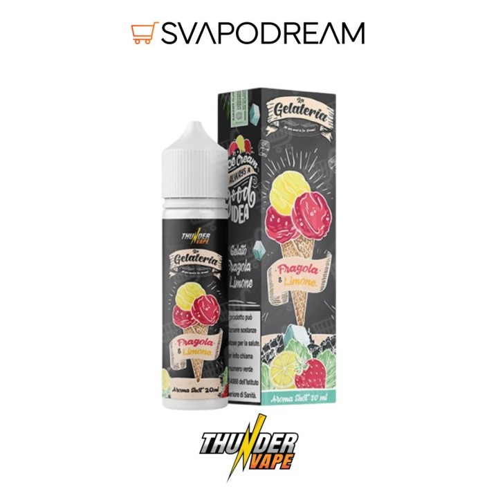 THUNDER VAPE - Aroma Shot 20ml La gelateria FRAGOLA & LIMONE