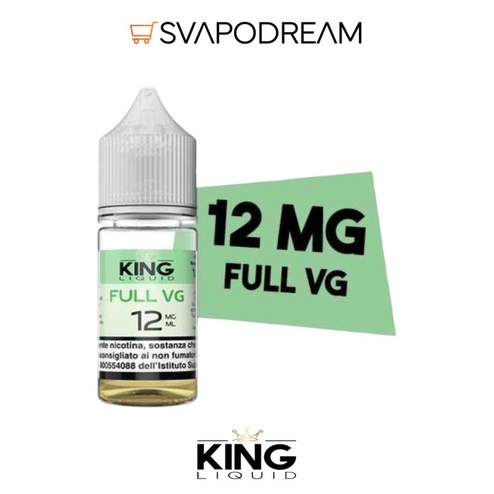 KING LIQUID - Basetta 10ml FULL VG Nicotina 12