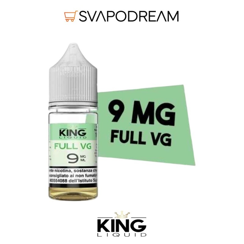 KING LIQUID - Basetta 10ml FULL VG Nicotina 9