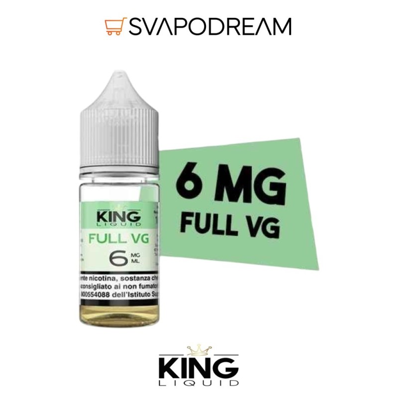 KING LIQUID - Basetta 10ml FULL VG Nicotina 6
