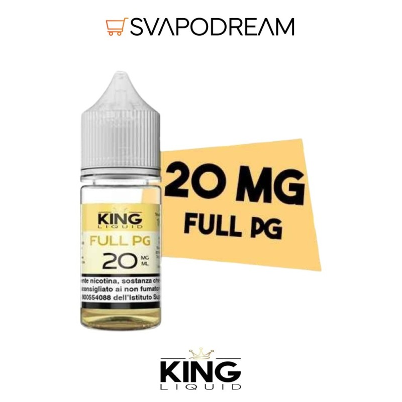 KING LIQUID - Basetta 10ml FULL PG Nicotina 20