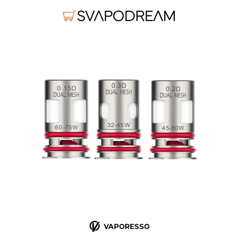 Resistenze GTX Dual Mesh Vaporesso Luxe XR Max | Svapodream