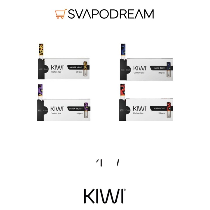 Filtri KIWI Colorati 20pz in Cotone | Svapodream