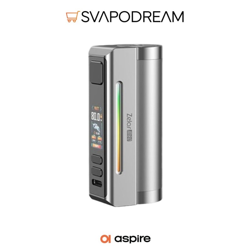 Aspire Zelos M80 Box Mod 2600mAh | Svapodream