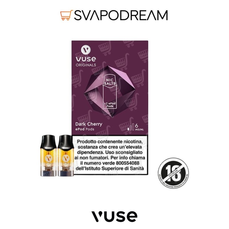 VUSE ePod2 Cartuccia Pod Precaricata DARK CHERRY