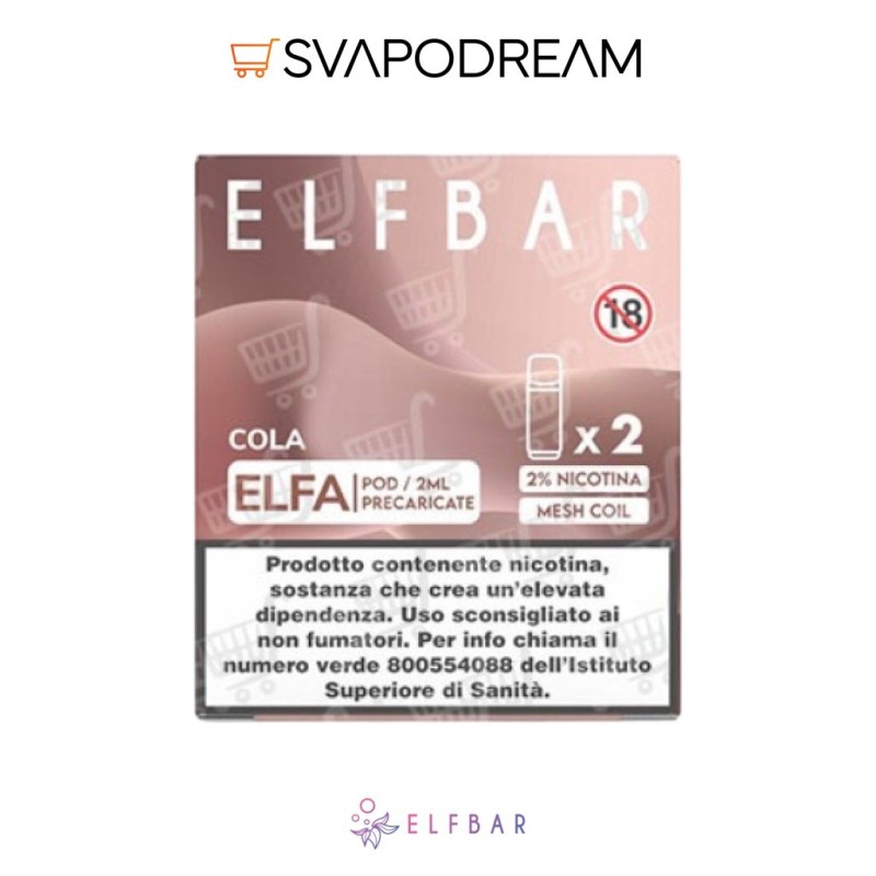 ELFBAR ELFA - Cartuccia Pod Precaricata COLA