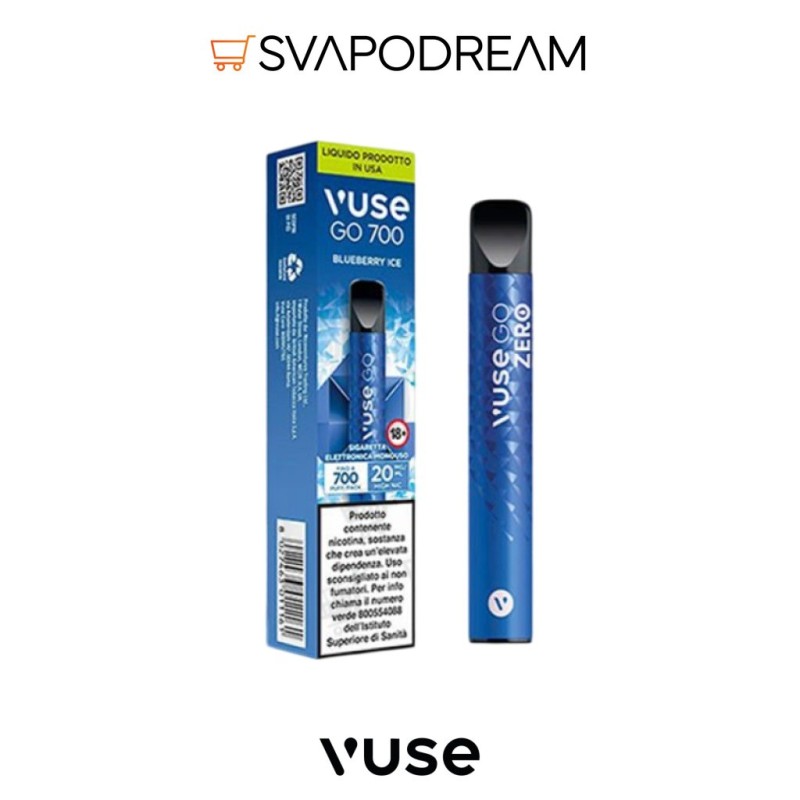 VUSE GO 700 Pod Mod Usa e Getta BLUEBERRY ICE 700 PUFF