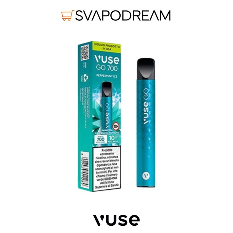 Vuse GO 700 Peppermint Ice 700 Puff | Svapodream