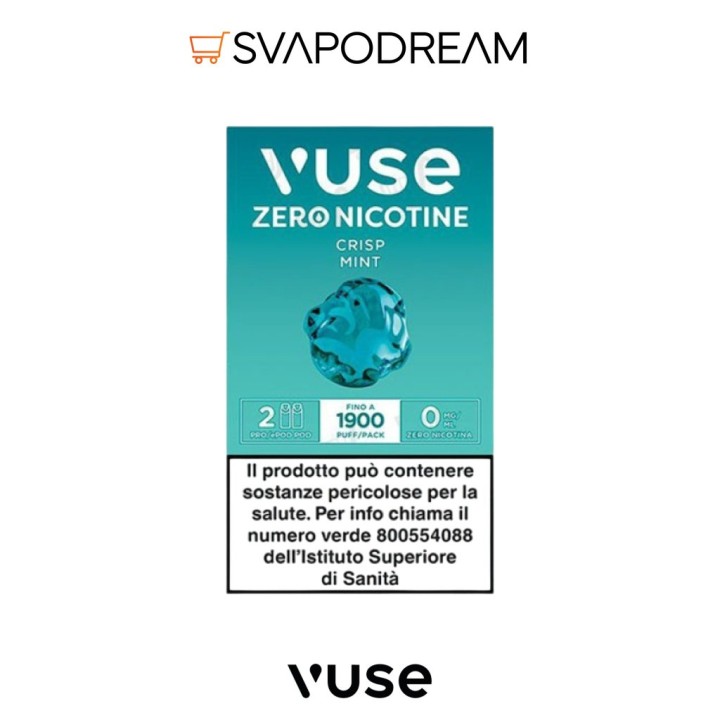 Vuse Pro Crisp Mint - Ricarica Pod Menta 2pz | Svapodream