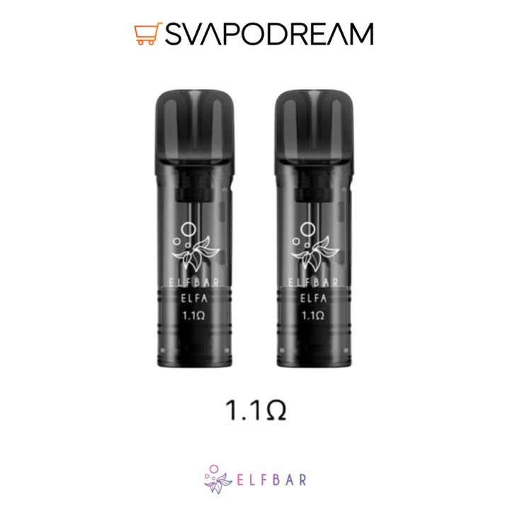 Pod Elfa Turbo Open Elfbar 2pz 0,8/1,1 Ohm | Svapodream