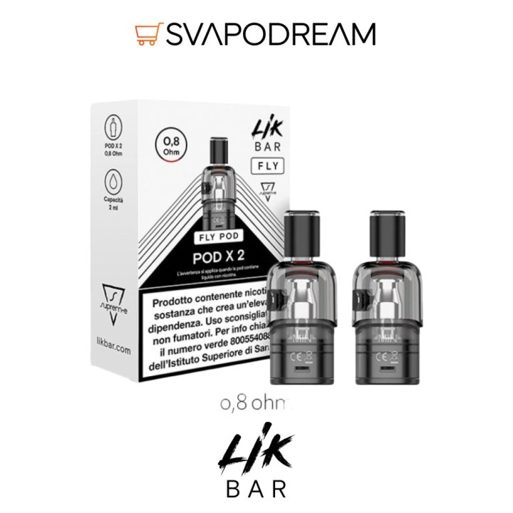 LIK BAR - Cartuccia FLY POD 2pz