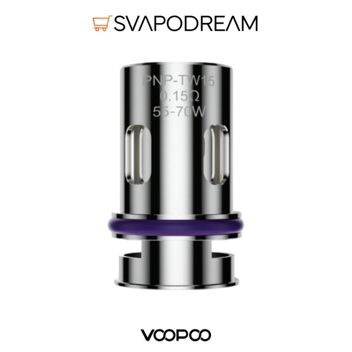 Resistenze Voopoo PnP TW 0.15-0.3Ω 5pz | Svapodream