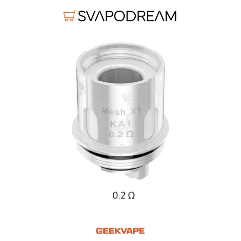 GEEKVAPE - Resistenze Super Mesh X1/X2 Cerberus 5pz