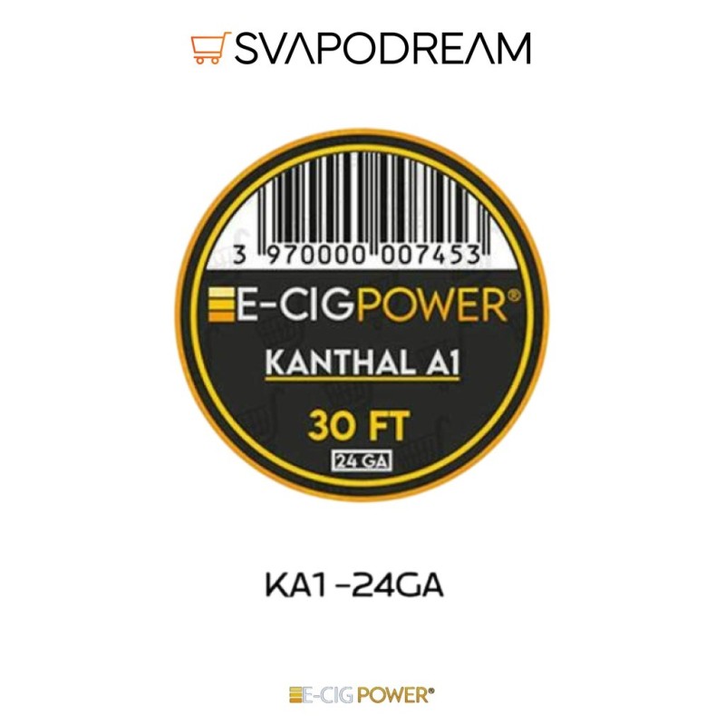 E-CIG POWER - Filo per Rigenerare KA1 (Kanthal A1) 30FT