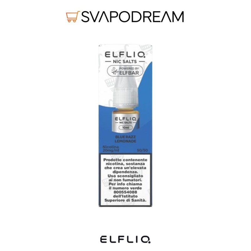 ELFLIQ by Elfbar - Liquido Nic Salts 10ml BLUE RAZZ LEMONADE