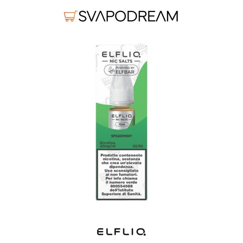 ELFLIQ by Elfbar - Liquido Nic Salts 10ml SPEARMINT