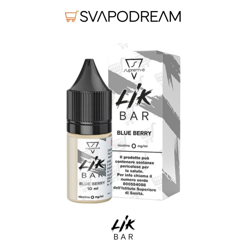 LIK BAR by Suprem-e - Liquido Nic Salts 10ml BLUE BERRY