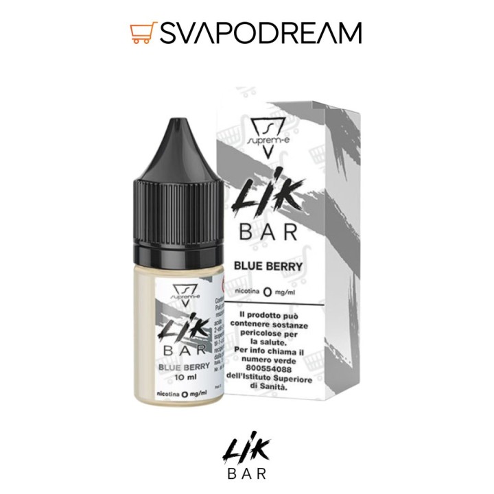 LIK BAR by Suprem-e - Liquido Nic Salts 10ml BLUE BERRY