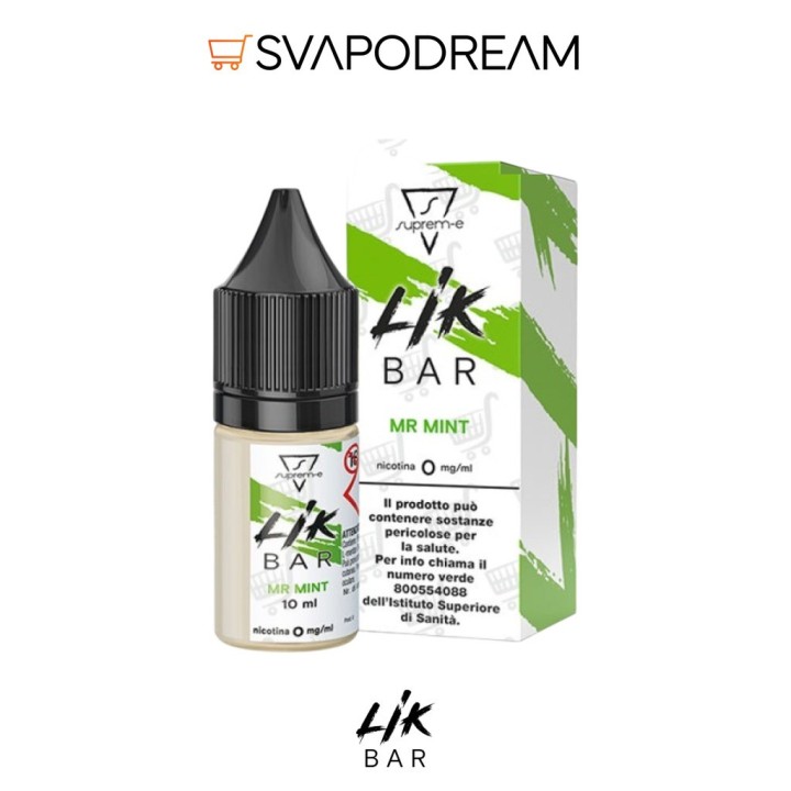 LIK BAR by Suprem-e - Liquido Nic Salts 10ml MR MINT