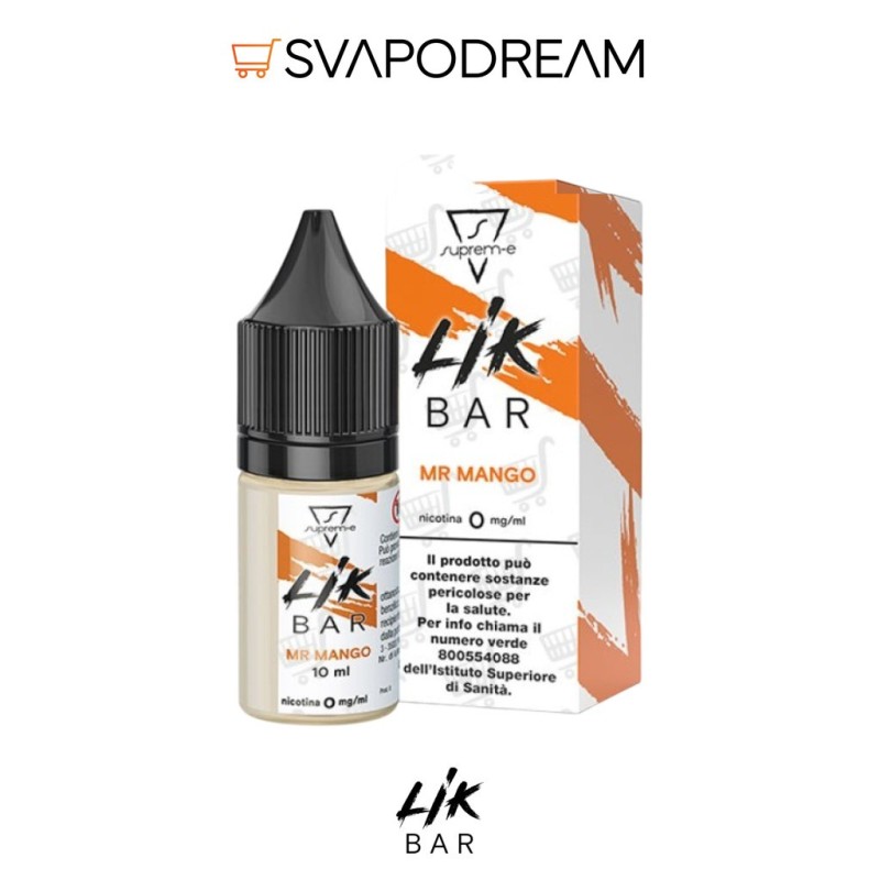 LIK BAR by Suprem-e - Liquido Nic Salts 10ml MR MANGO