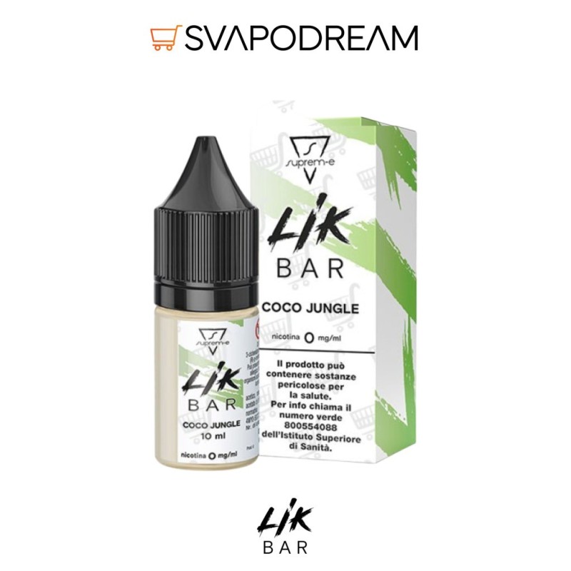LIK BAR by Suprem-e - Liquido Nic Salts 10ml COCO JUNGLE