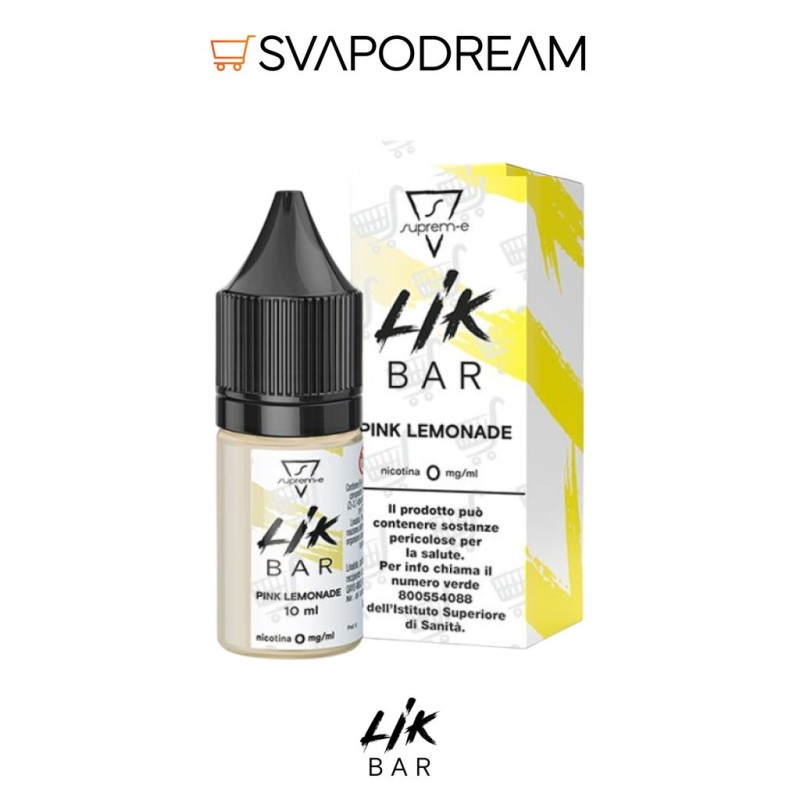 LIK BAR by Suprem-e - Liquido Nic Salts 10ml PINK LEMONADE