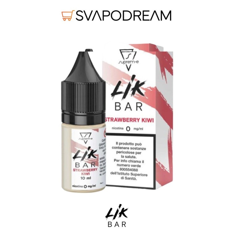 LIK BAR by Suprem-e - Liquido Nic Salts 10ml STRAWBERRY KIWI