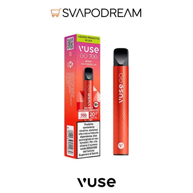 VUSE GO 700 Pod Mod Usa e Getta BERRY WATERMELON 700 PUFF
