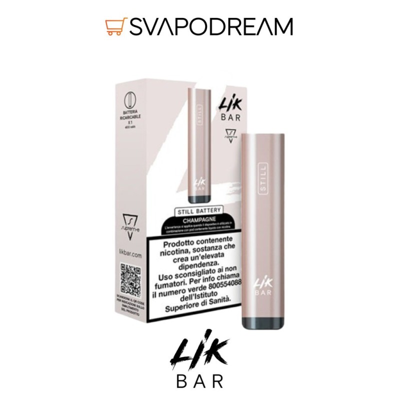 Lik Bar Still Batteria 400mAh Suprem-e | Svapodream