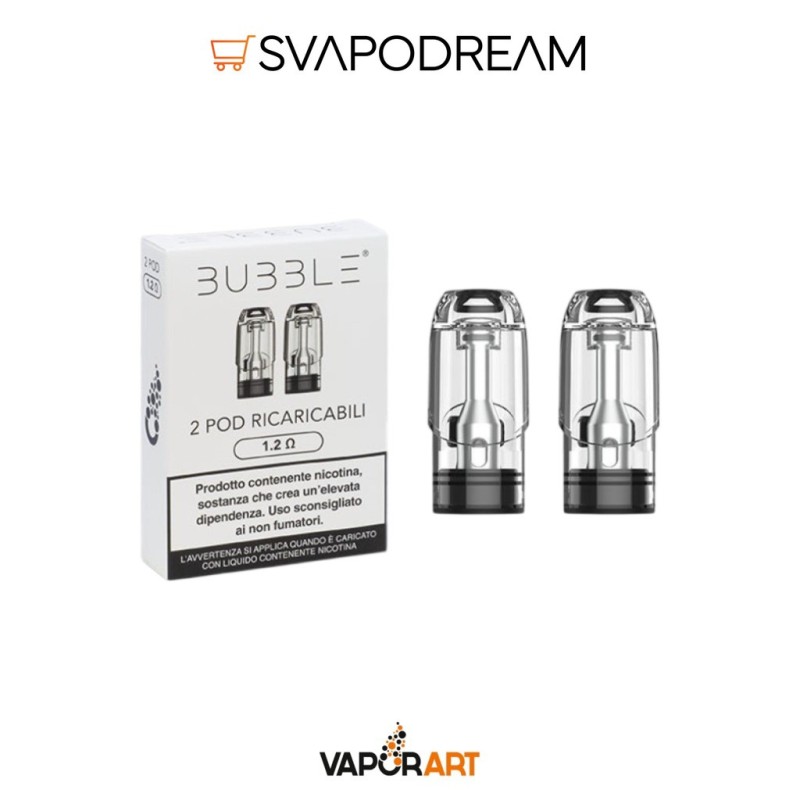 BUBBLE VAPORART Cartuccia Pod 2pz