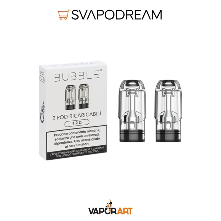 BUBBLE VAPORART Cartuccia Pod 2pz