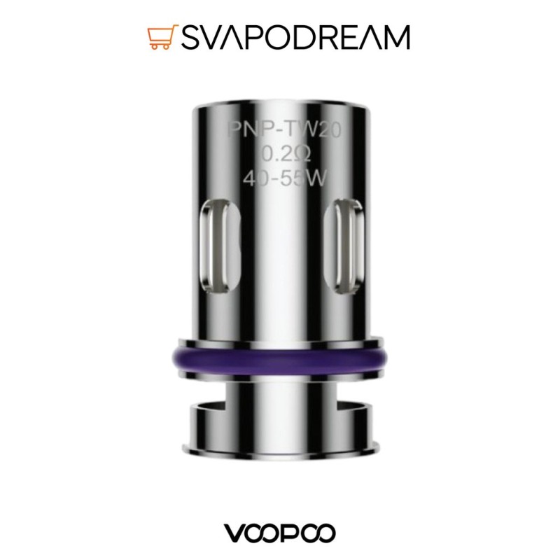 Resistenze Voopoo PnP TW 0.15-0.3Ω 5pz | Svapodream