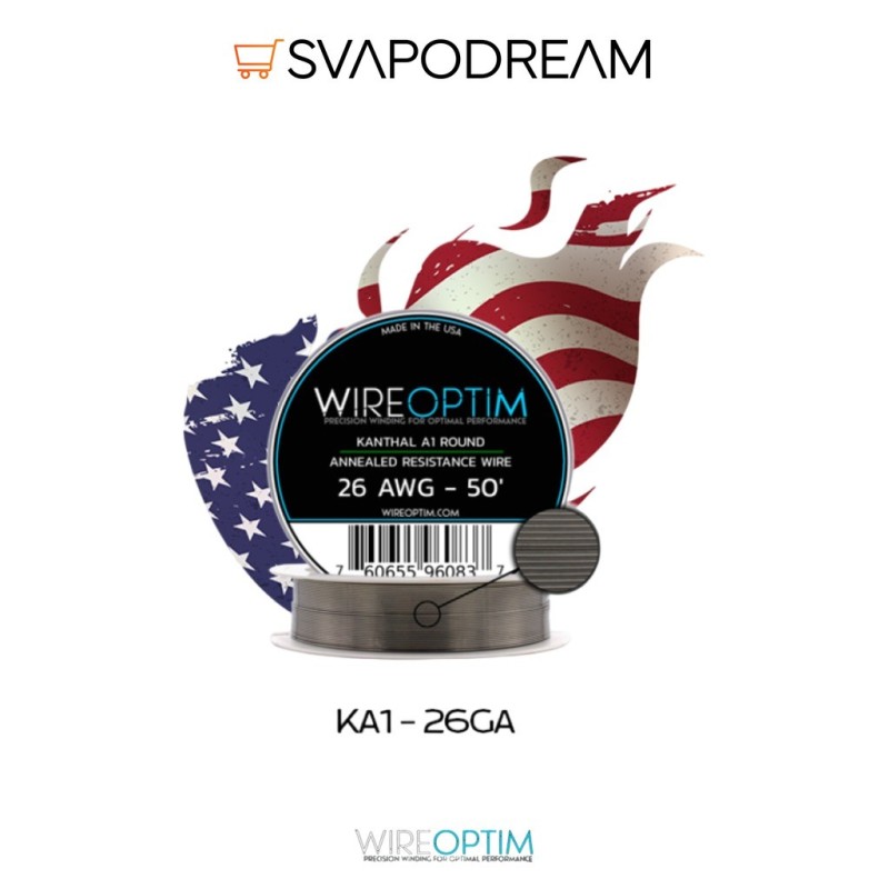 WIREOPTIM - Filo per Rigenerare KA1 (Kanthal A1) 15m