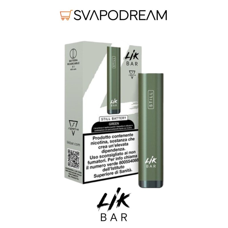 Lik Bar Still Batteria 400mAh Suprem-e | Svapodream