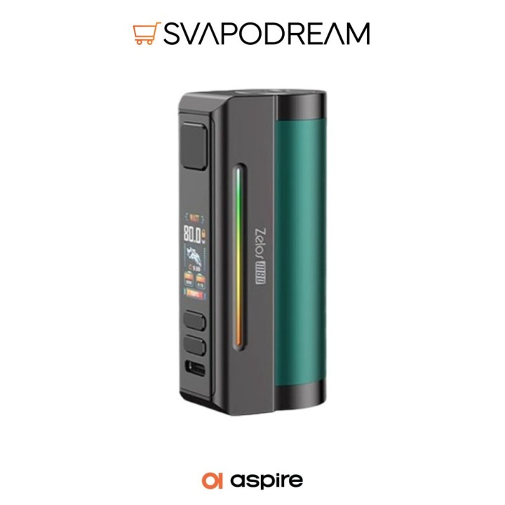 Aspire Zelos M80 Box Mod 2600mAh | Svapodream