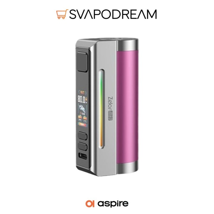Aspire Zelos M80 Box Mod 2600mAh | Svapodream