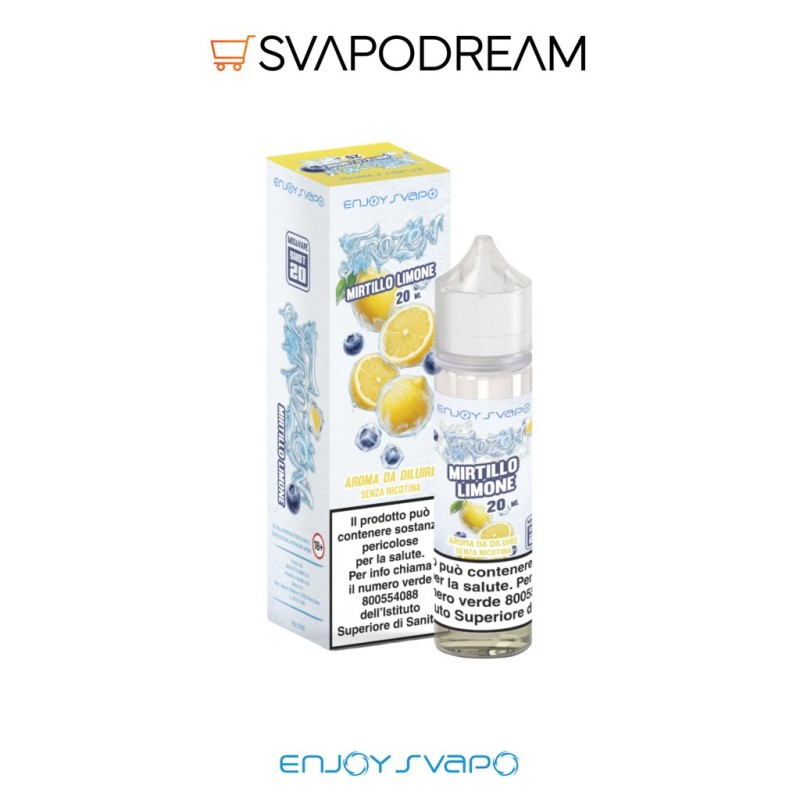 Enjoysvapo Frozen Mirtillo Limone Aroma Shot | Svapodream
